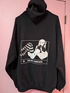 Blursed Online Forever Anime Girl Hoodie